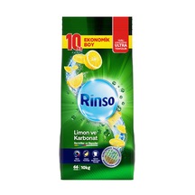2 Adet Rinso Toz Deterjan 10 Kg Renkli + Beyaz Limon Karbonat Diğer