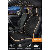 Oto Koltuk Kılıfı Tay Tüyü 4 Katmanlı Minder Tekli Ön Terletmez,kaymaz,su Geçirmez,airbag Uyumlu - Mnd1x6 Stiloto