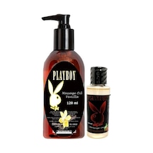 Playboy Aromaterapi Vanilya Massage Oil 120 Ml + Çilek Aromalı Massage Vücut Masaj Yağı 50 Ml