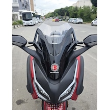 Motocam Honda Forza 250 Ön Cam 2021-2026 Model 43cm Şeffaf Renkli 4mm