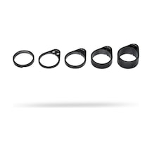 Pro Pro Vibe Spacer Set 1-1/8" Top: 5mm, Bottom: 3/5/10/15mm Set 1-1/8" Siyah