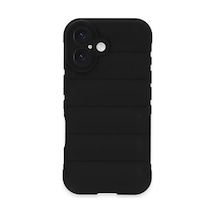 Lvsqvr Newface Apple Uyumlu iPhone 16 Plus Kılıf Optimum Silikon - Siyah