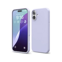 Apple Uyumlu - iPhone 16 Plus Kılıf Nano İçi Kadife Silikon - Lila