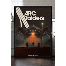 Arc Raiders Siyah Ahşap Çerçeveli Poster, Dekoratif Oyun Duvar Tablosu