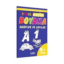 Renkli Harika Boyama Harfler Ve Sayılar 5+yaş