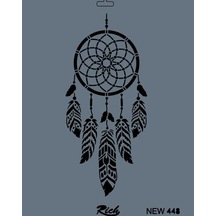 Rich New Seri N448 Stencil 35X25 Cm