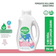%100 Doğal Bebek Çamaşır Sabunu Kendinden Yumuşatıcılı Bitkisel Deterjan Konsantre Vegan 750 Ml 1000'li Set
