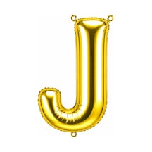 J Harfi Folyo Balon Altın Rengi 76 Cm