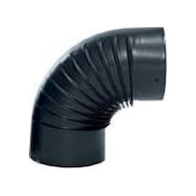 SİYAH DİRSEK KAPUSUZLAR SİYAH SOBA DİRSEĞİ 0.40MM