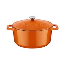 Lava Döküm Yuvarlak Tencere. Folk Çap(Ø)22cm.