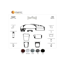 Meriç® Toyota Uyumlu Camry Ön Torpido Kaplama 14 Parça 1991-1997 (530157421)