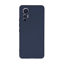 Mi 12 Lite Kılıf Nano İçi Kadife Silikon - Lacivert Bz8683140451028