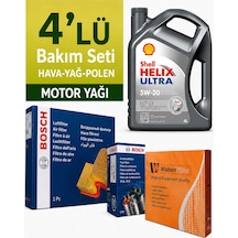 Bosch Kia Sportage 1.6 Benzin Filtre Bakım Seti-shell Helix Ultra Ect 5w30 4lt 2011-2015 4 Lü