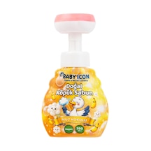 Baby İcon Doğal Köpük Sabun Çiçek Form Muzlu 350 Ml 4 Adet