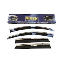 Hyundai Tucson 2021 Niken Kromlu Cam Rüzgarlığı 4lü Set