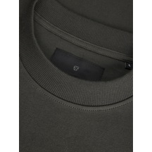 Erkek Gögüs Logo Baskili Sweatshirt - Blachad - 12261386 Peat