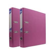 Büro Klasör Pembe Dar Noki Pembe Büro Klasörü Halkalı 2 Adet Beyaz