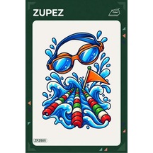 Zpz605 Yüzme Şeridi Şampiyonu Ütüyle Uygulanabilir Transfer Baskı - 911529772