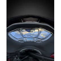 Pcx 2021 Model Karbon Desen Gösterge Koruma