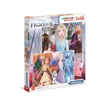 Clementoni 2X20 Parça Puzzle Frozen 2