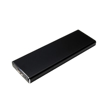 Geeroyoo Sabit Disk Kılıfı Mobil Sabit Disk Kılıfı 2010/2011 Macbook Air A1369 A1370 Ssd İle Uyumlu Alüminyum Alaşımlı Kabuk Siyah