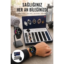 Yeni Nesil Akıllı Saat 2024 Model Uyku Ve Sağlık Takibi Bluetooth Bağlantılı Yeni Nesil