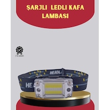 Ceylan Adam Şarj Edilebilir Led Kafa Feneri 215 Lümen Xpe Cob Güçlü Aydınlatma Çok Renkli