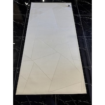 Eko Mono Mno Lux 01 Vizon Hav Toz Vermez Kaymaz Tabanlı Şık Kilim Krem