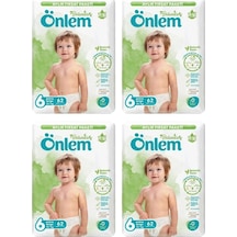 Önlem Botanika Bebek Bezi 6 Numara Aylık Fırsat Paketi X-large 62'li x 4 4'lü
