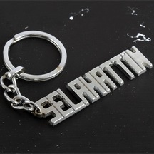 Ilkeshop Selahattin İsimli Anahtarlık- Çok Renkli