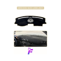 Mercedes W203 2000-2007 Uyumlu Torpido Örtüsü Yansıma Önleyici Kolay Montaj Tam Koruma H19 Torpido Halısı