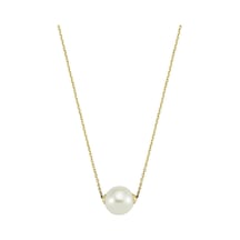 İncili 14 Ayar Altın Kolye