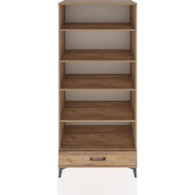 Hyperion Dolap 5 Raflı Tek Çekmeceli 88x44x195 Çam-çam Çam