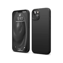 Newface Apple Uyumlu - iPhone 14 Kılıf First Silikon - Siyah