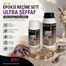 Arc 105 Ultra Şeffaf Hobi Reçine Seti .0,75 Kg Set