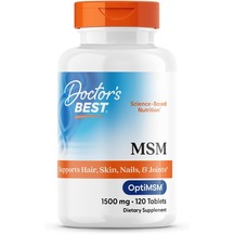 Doctors Best Msm Supports Hair Skin, Nails & Joints Methylsulfonylmethane 120 Tablet Aromasız