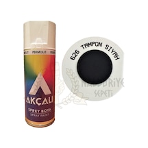 Akçalı Tampon Siyah Sprey Boya 400 ML - 626