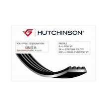 HUTCHINSON 178HTP25 Triger Eksantrik Kayışı 178×250 Avensis 2.0D 16V 99-06 -Corolla Uyumlu 2.0D 00- Ct1043