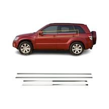 AG-Tuning Suzuki Grand Vitara Krom Cam Çıtası 4 Parça 2006-2011 Arası Paslanmaz Çelik
