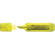 Faber Castell Textliner 1546 Fosforlu Kalem Sarı 10 Lu Kutu Çok Renkli