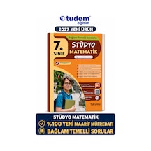 Tudem 7.sınıf 2027 Stüdyo Matematik Bağlam Temelli Maarif Müfredat Soru Bankası Turuncu