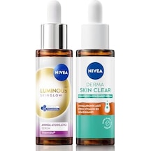 Luminous630 Skin Glow Aydınlatıcı Serum 30ml Ve Derma Skin Clear Karşıtı Serum, Niasinamid