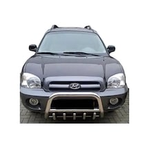 Hyundaı Santa Fe 2000-2005 Ön Koruma- Karterli - Ara Borulu - 60ø- Bream A