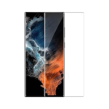 Samsung Uyumlu Galaxy S22 Ultra Nano Kırılmaz Cam Ekran Koruyucu Şeffaf