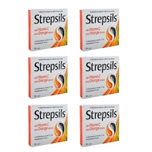 Strepsils Strepsils C Vitaminli & Portakal Aromalı 24 Pastil 6 Adet