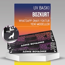 Bozkurt Plakalık, 2 Adet Premium Uv Baskı, Plakalıkhane