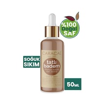 Caracal Doğal Tatlı Badem Yağı Soğuk Sıkım 50 Ml Kaş Kirpik Saç Sakal