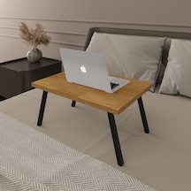Asra Trend Katlanır Laptop Çalışma Masası LAPTOPMASA01 %100 MDF Yatak Sehpası Petra