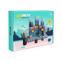 Kzl Kale Temalı Manyetik Blok Yapı Küpleri Seti 2x2x2 Cm 112 Parça Ch1397
