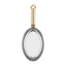 Mm Bakır Mini Oval Tava 11x17Cm